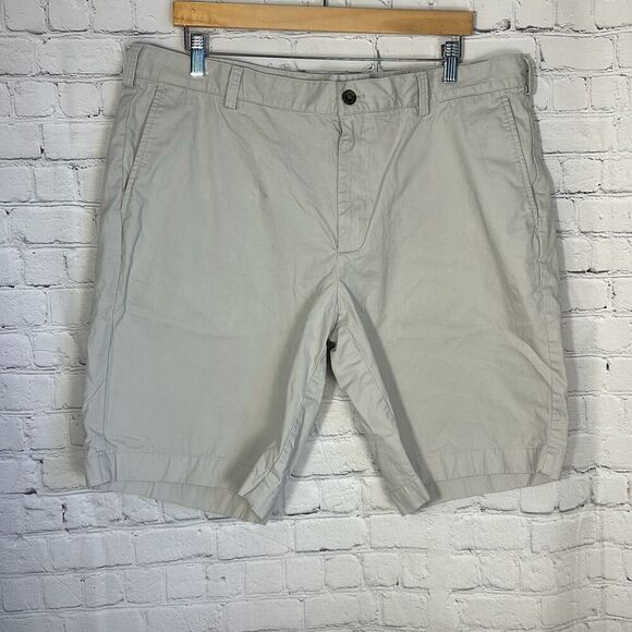 Brooks Brothers 346 Mens Tan Cotton Chino Shorts Bermuda size 40 - Picture 1 of 6